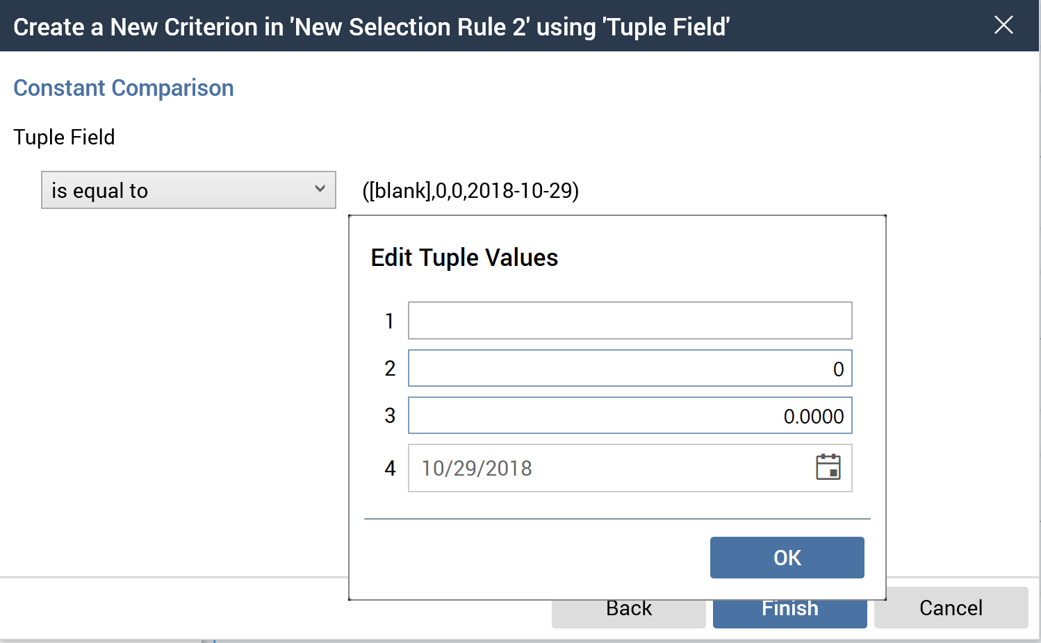 Tuple Data Type Support