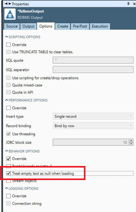 Handling NULL values