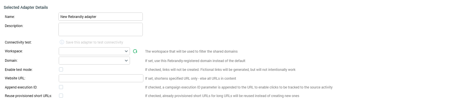 Rebrandly adapter config settings.png